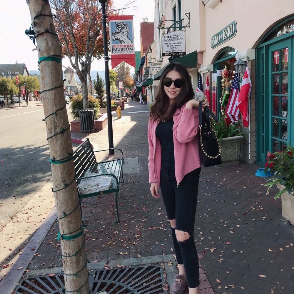 Pink 2-way sweater